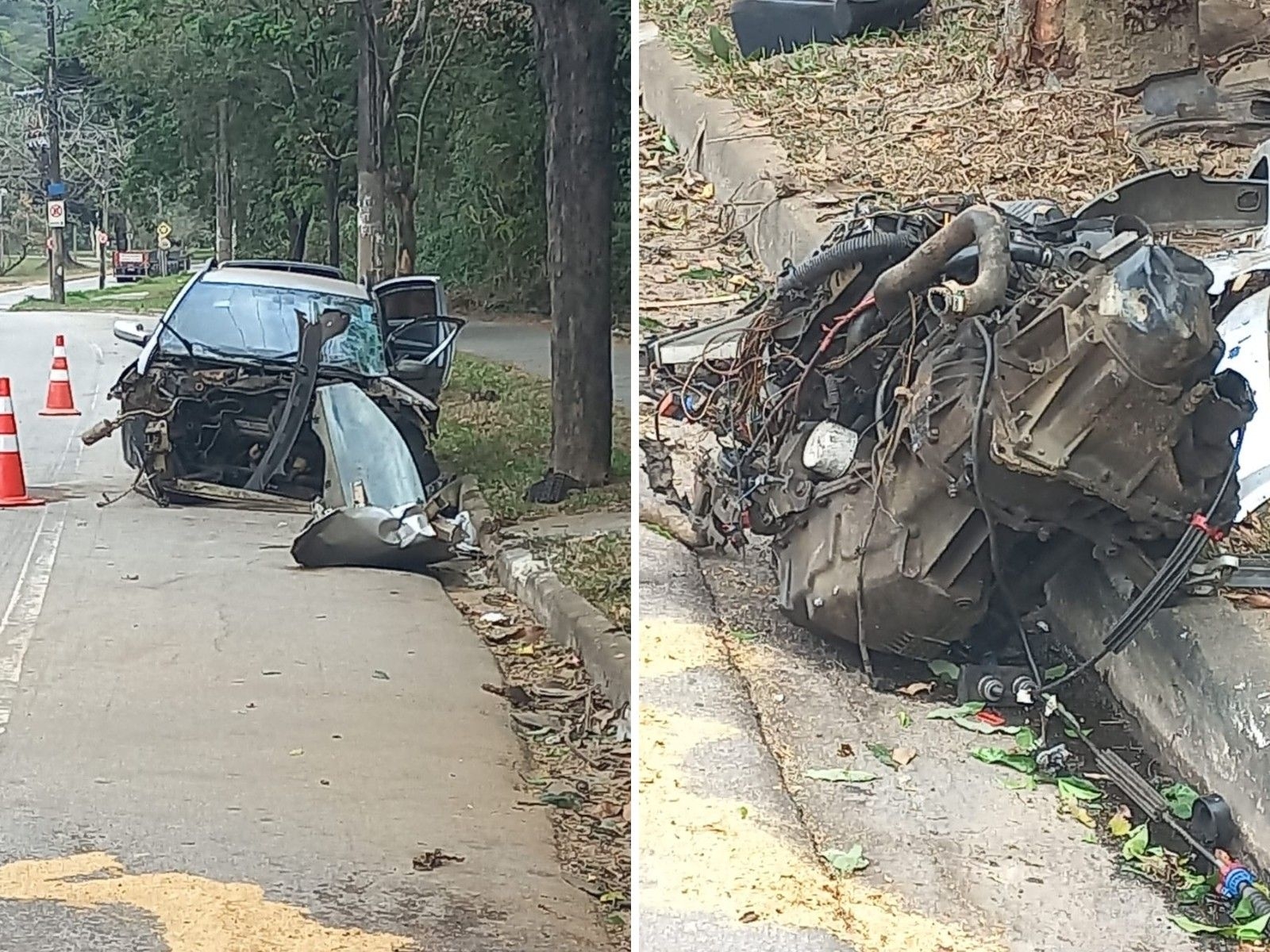 Acidente na BR-381 em Ipatinga deixa motorista ferida