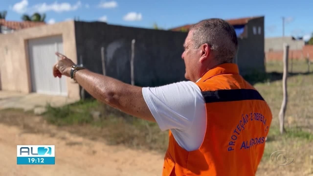Defesa Civil inspeciona imóveis em Feliz Deserto, AL