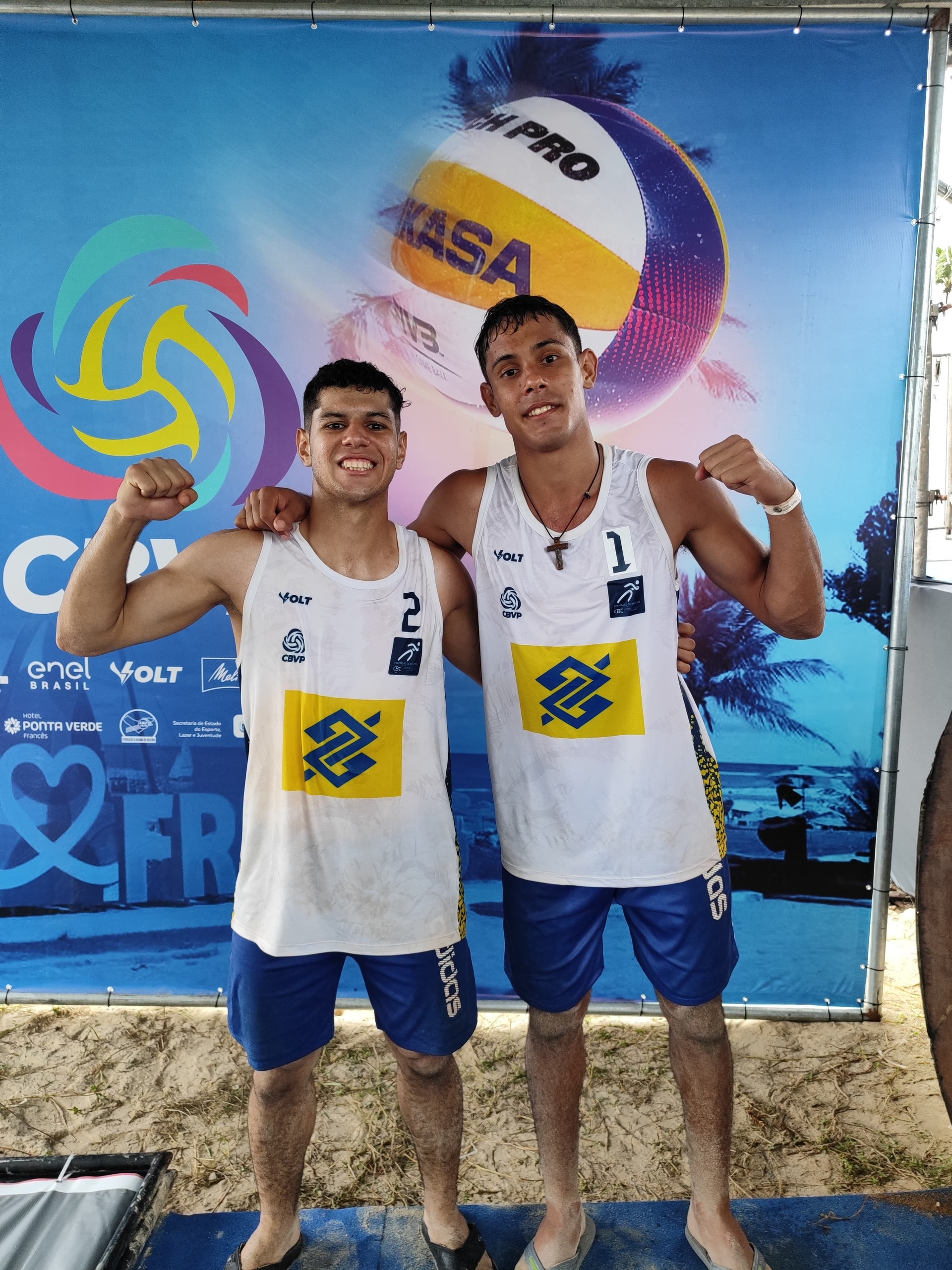 Dupla alagoana conquista título no Brasileiro de Vôlei de Praia