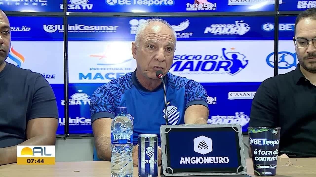 CSA se prepara para enfrentar o Vasco na Copa do Brasil