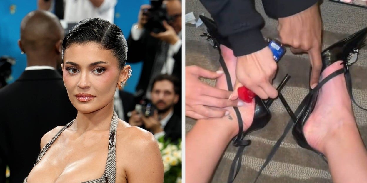 Kylie Jenner Enfrenta Desconforto Com Stilettos No Met Gala