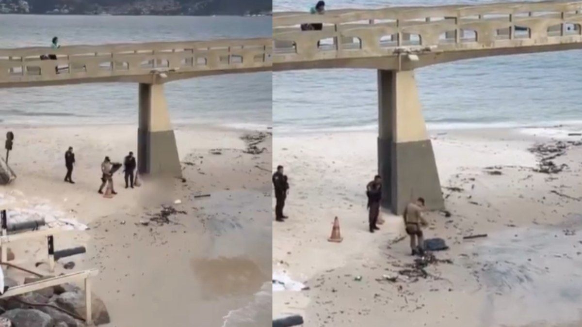 Perna humana é encontrada em praia de Niterói