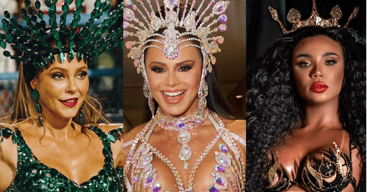 Formação das rainhas de bateria revela carreiras surpreendentes