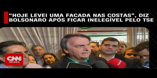 Porque a grande imprensa ainda pensa em Bolsonaro elegível? Por não acreditar no TSE que é parte do STF?