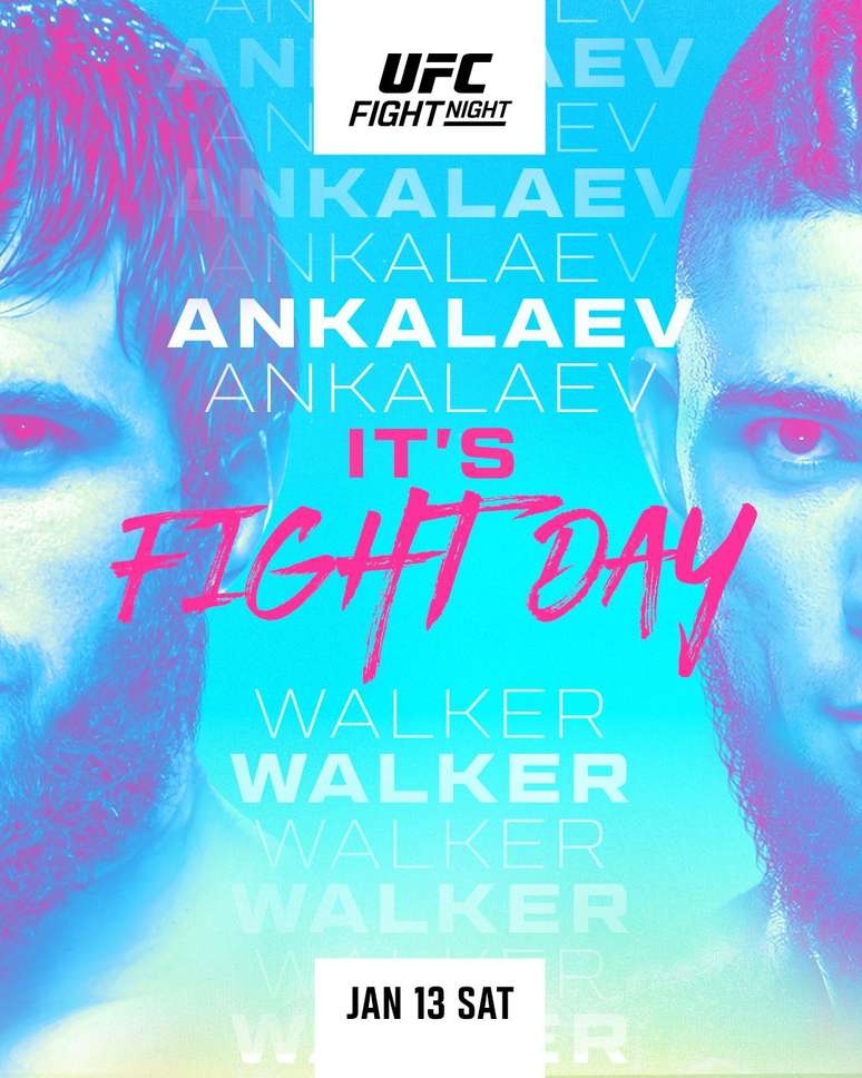 UFC Vegas 84: Ankalaev nocauteia Johnny Walker em primeiro card de 2024