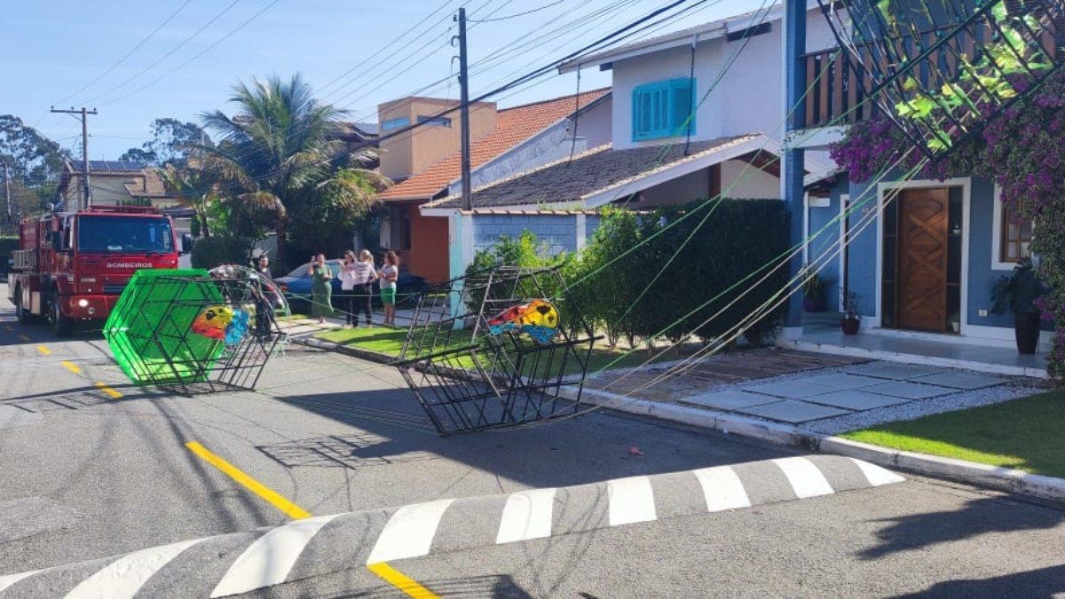 Queda de balões é monitorada no Vale do Paraíba