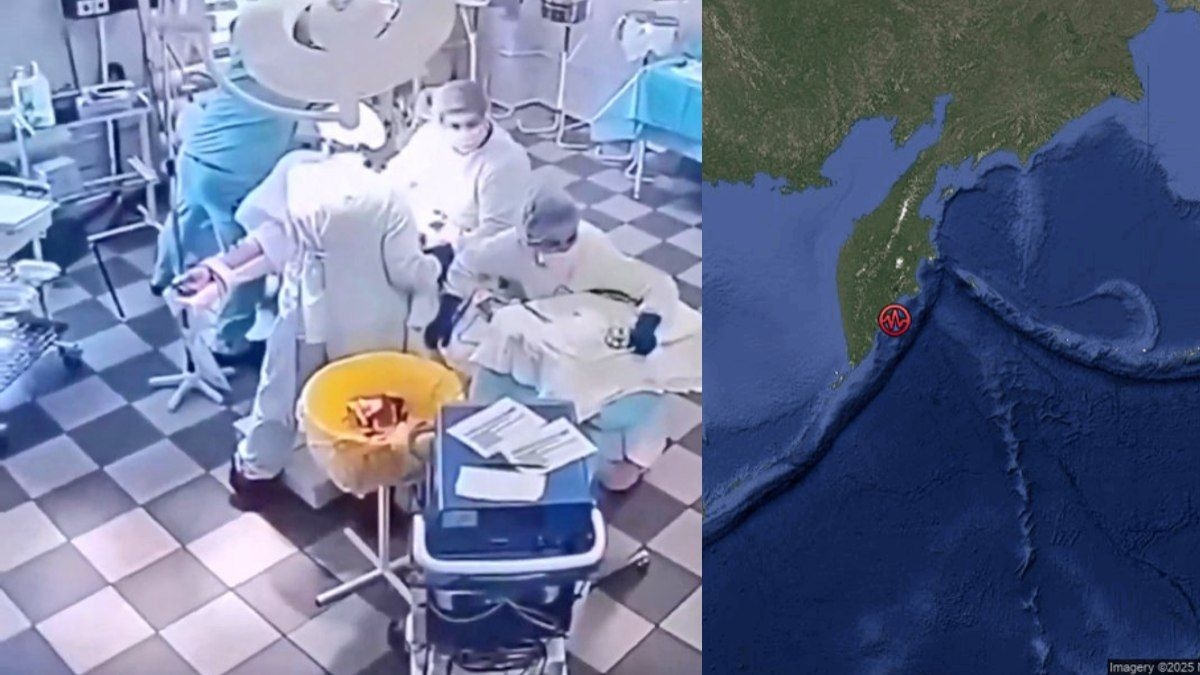 Cirurgia realizada durante terremoto de 8,8 na Rússia