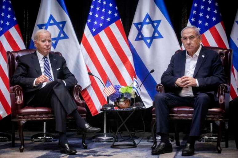 Biden estaria cada vez mais irritado com Netanyahu, diz TV