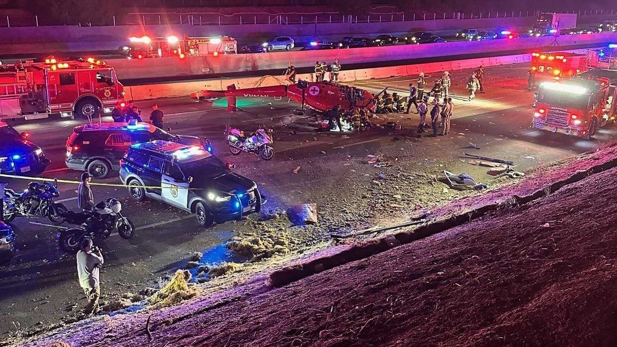 Gravíssimo acidente de helicóptero em Sacramento deixa feridos