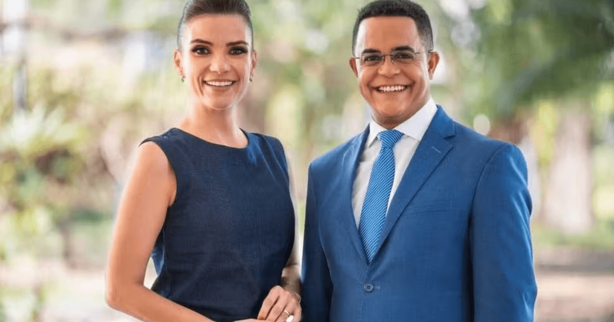 Apresentadores do novo telejornal Bom Dia Sábado na Globo