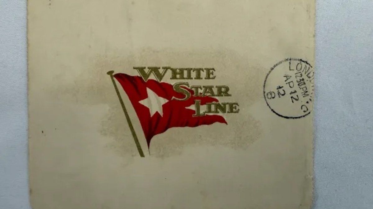 Carta de 1912 revela presságio antes do naufrágio do Titanic