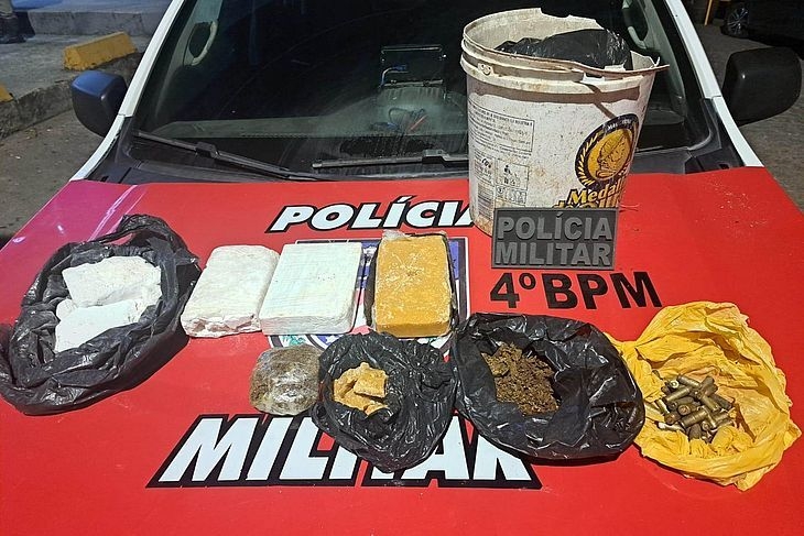 Polícia Militar apreende drogas, armas e munições, em Maceió e Batalha