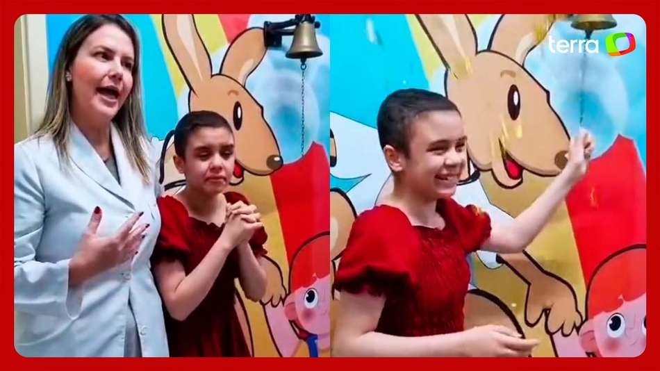 Menina de 12 anos comemora vitória em tratamento contra câncer