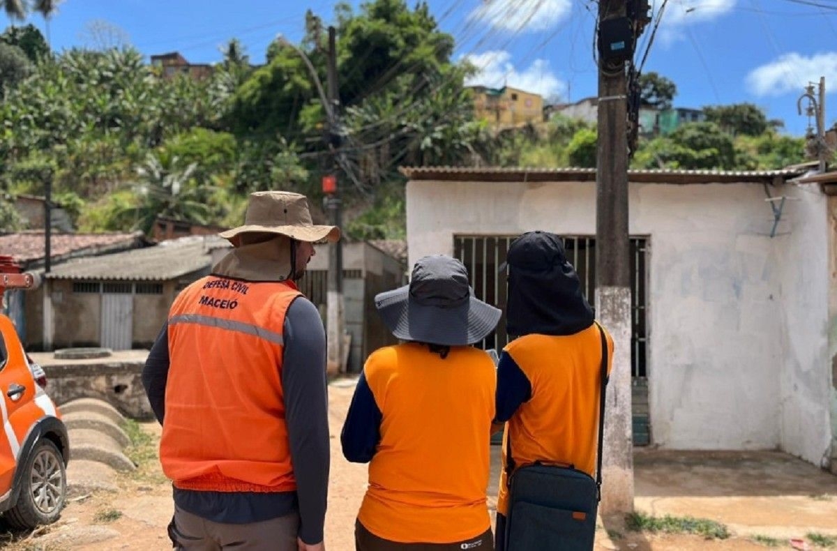 Defesa Civil atualiza mapeamento de áreas de risco em Maceió
