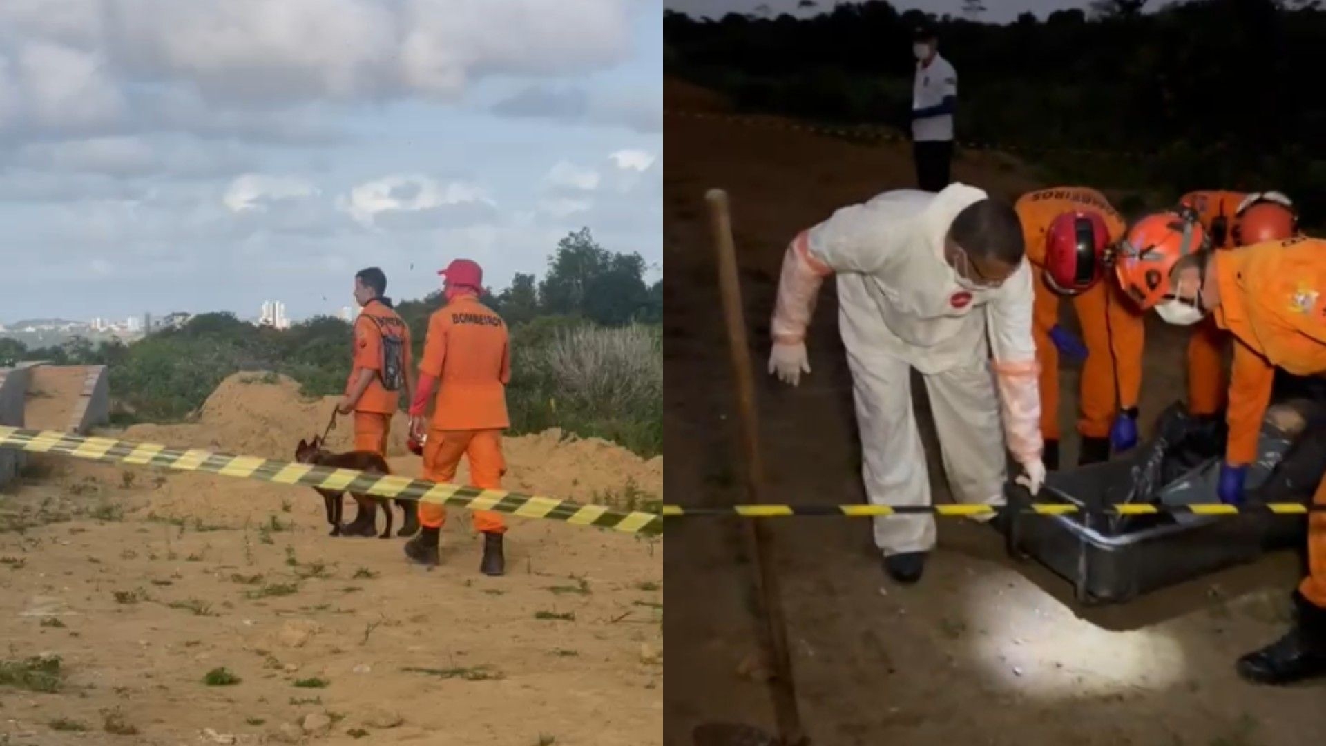 Bombeiros encontram cadáver em mata em Alagoas