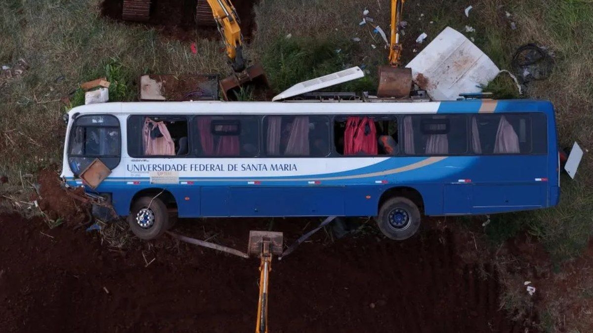Perícia revela desgaste de freio em ônibus da UFSM