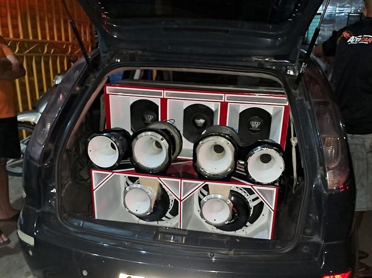 Fiscalização apreende cinco aparelhos de som na parte alta de Maceió