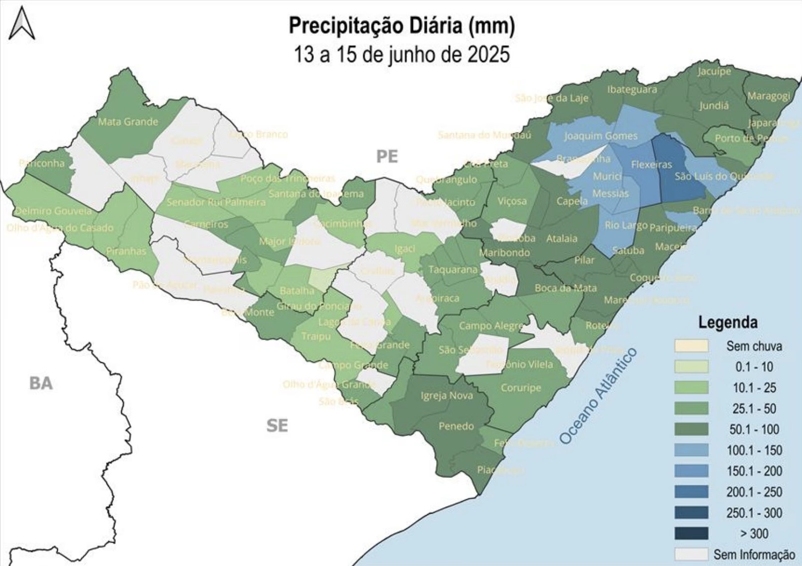 Defesa Civil de Penedo alerta sobre chuvas e cuidados