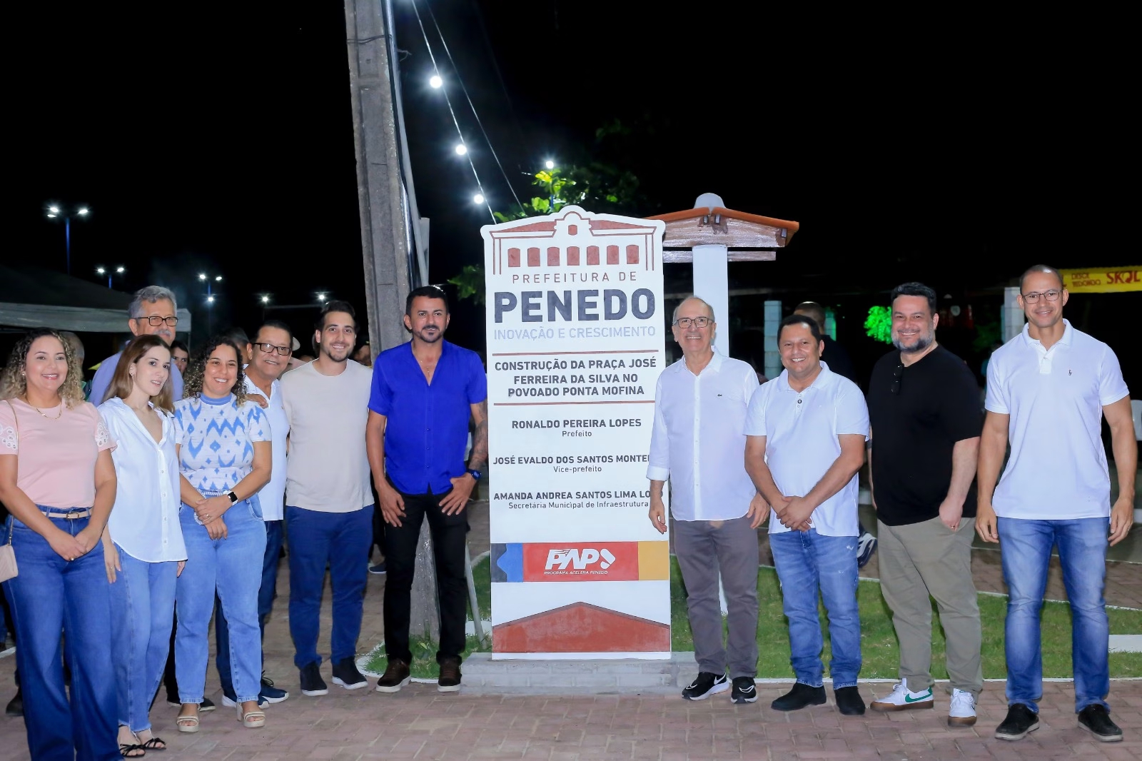 Penedo entrega nova orla e investimentos em Ponta Mofina