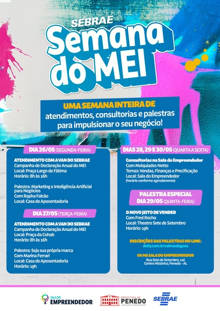 Oportunidades para Negócios na Semana do MEI em Penedo