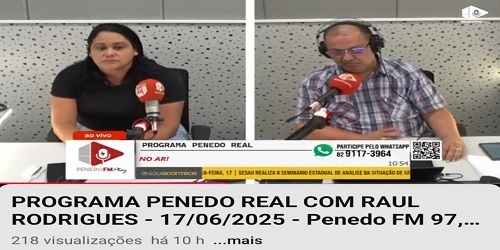 Valquiria Nobre concede entrevista ao professor Raul Rodrigues no Penedo Real e expõe perseguição por parte de radialista