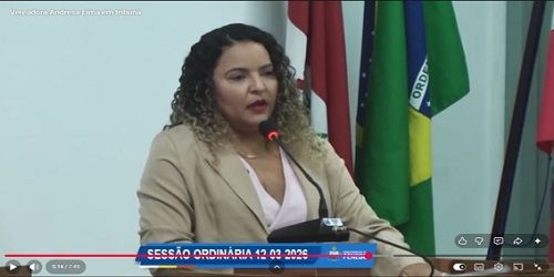 Vereadora Andresa Lima leva debate à tribuna da Câmara de Penedo