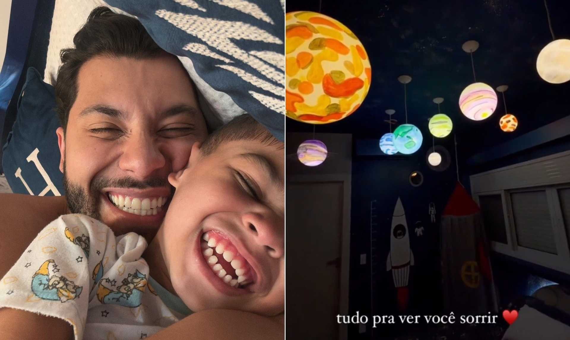 Murilo Huff Cria Quarto Temático para Seu Filho