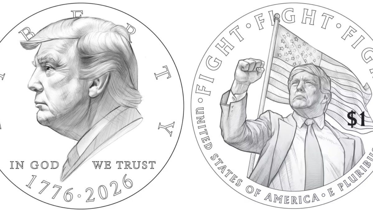Moeda de 1 dólar pode exibir retrato de Trump