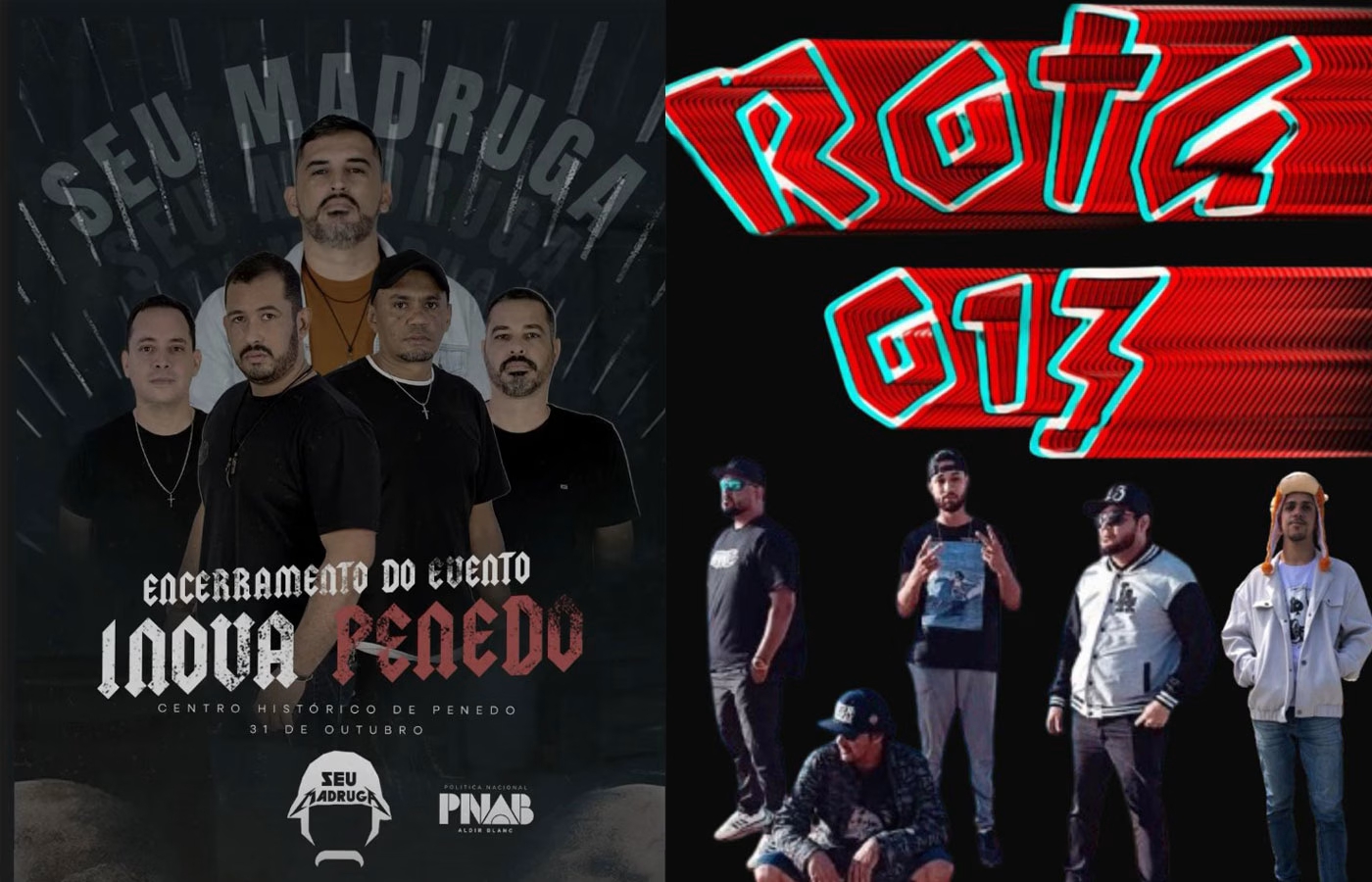 Inova Penedo encerra com rock gratuito na Praça 12