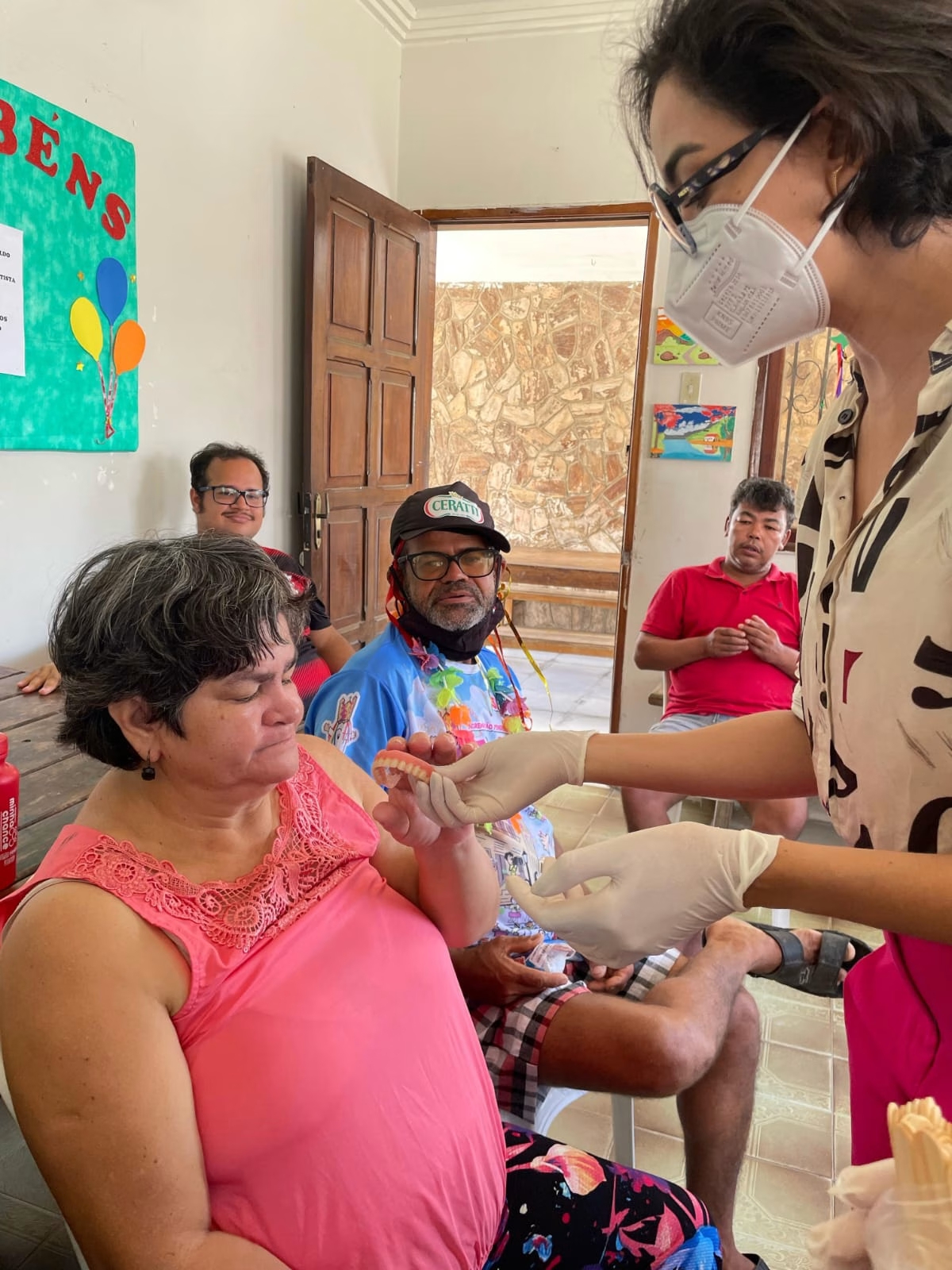Usuários do CAPS de Penedo passam por avaliação de saúde bucal
