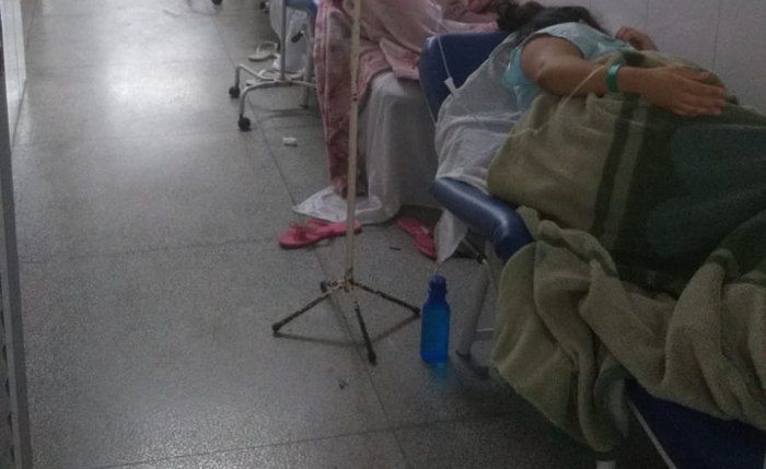 Superlotação de pacientes é verificada na Maternidade Santa Mônica