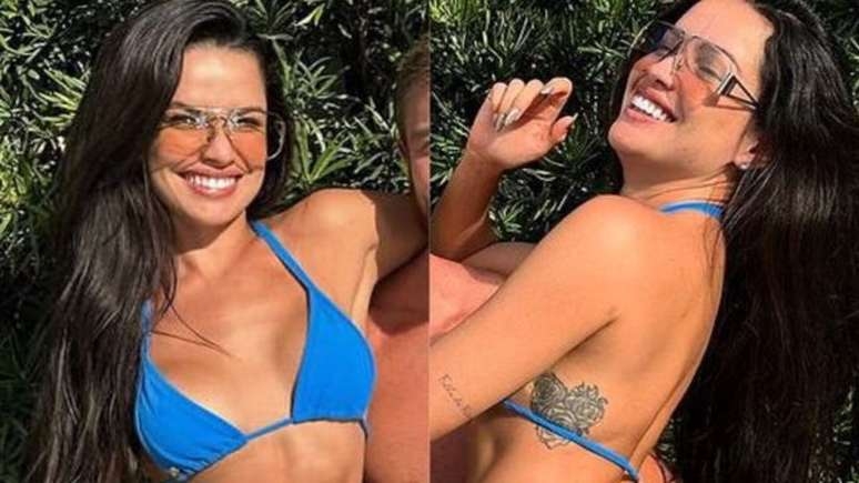 Assumiu! Juliette posta fotos agarradinha com namorado