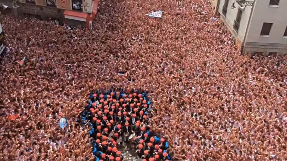 Oito feridos na corrida de touro em São Fermín