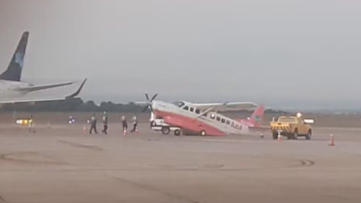 Incidente com avião da Azul em aeroporto de SP