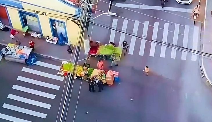 Com uso de drone, polícia prende foragido de Pernambuco no Centro de Maceió; assista