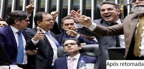 Frenesi coletivo toma conta do Congresso Nacional