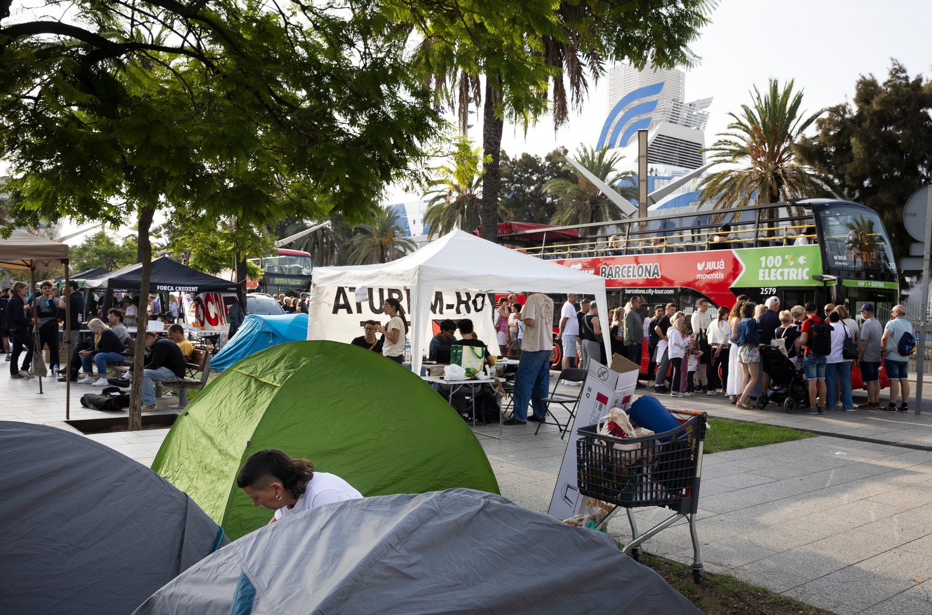 Barcelona vive intensos protestos contra a guerra em Gaza