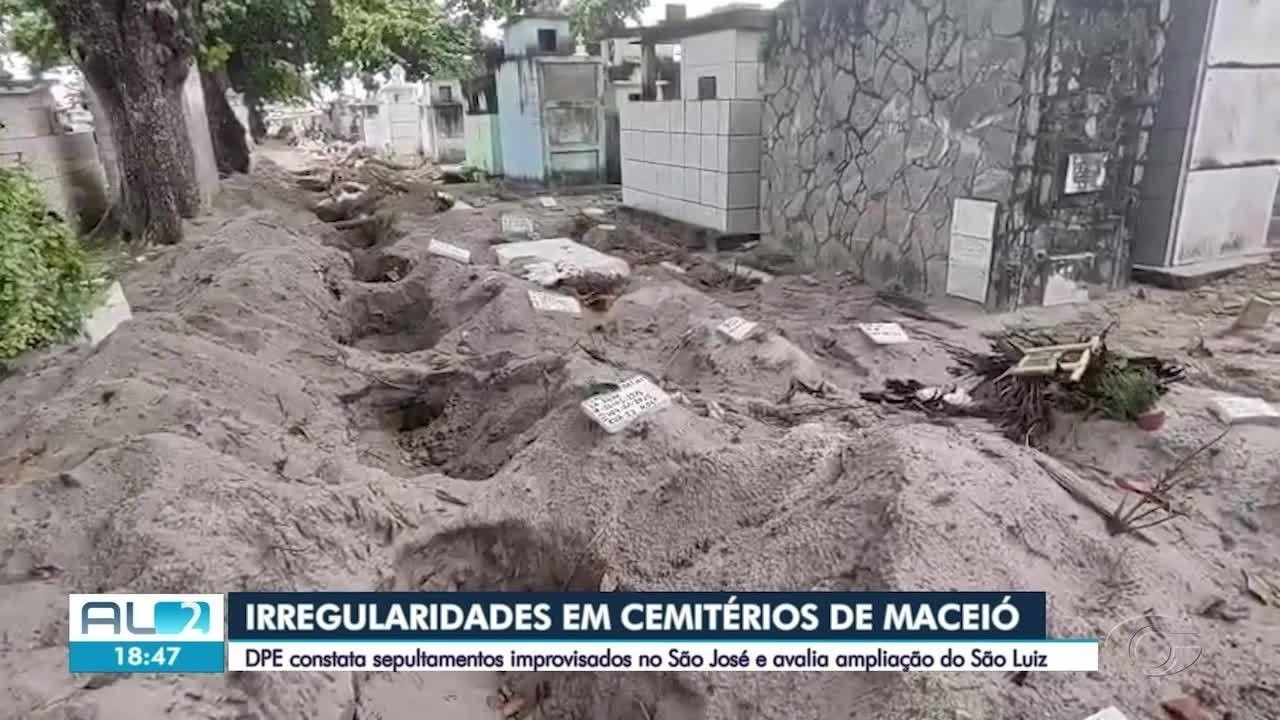 Cenário crítico em cemitérios de Maceió preocupa autoridades