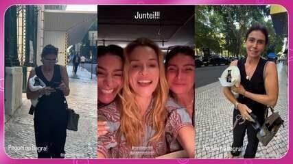 Ingrid Guimarães Assusta Giovanna Antonelli em Lisboa