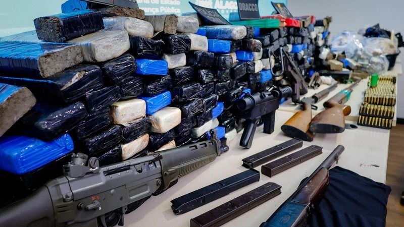 Alagoas registra apreensão recorde de drogas em 2025