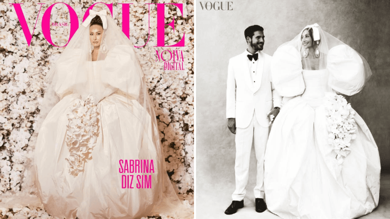 Sabrina Sato se casa usando vestido de estilista italiano; veja os detalhes