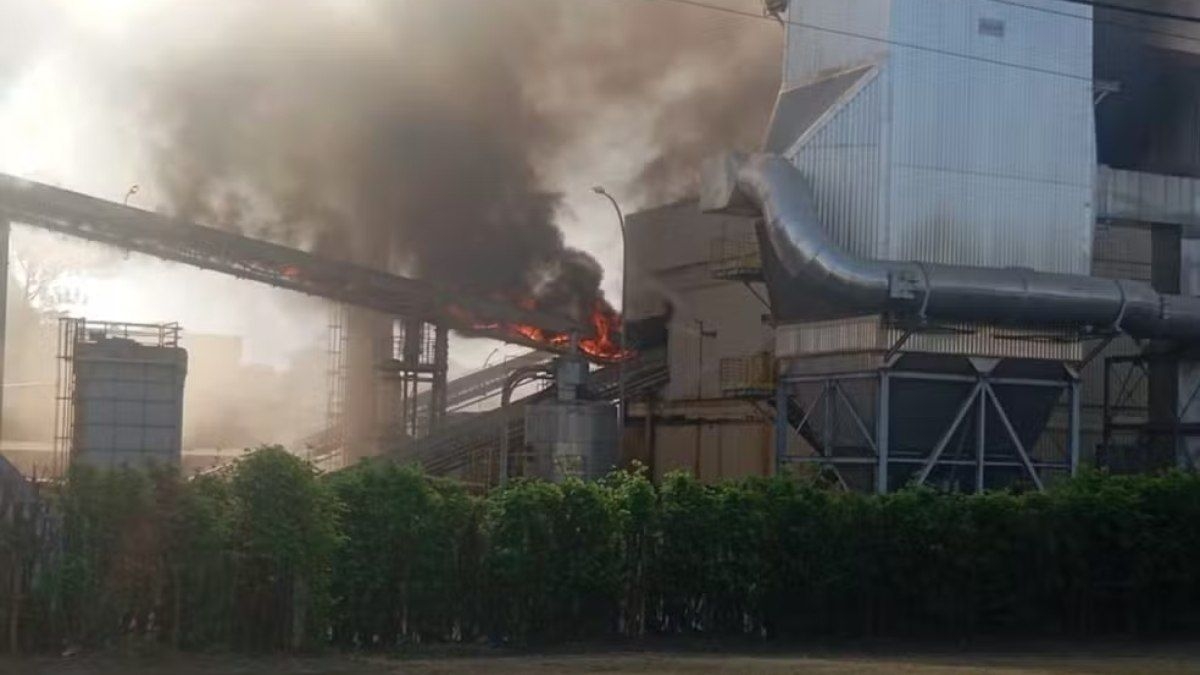 Incêndio na fábrica da Nestlé em Araras mobiliza bombeiros