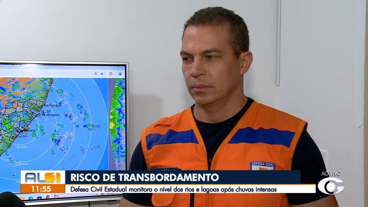 Níveis dos rios em Alagoas ultrapassam limites de segurança