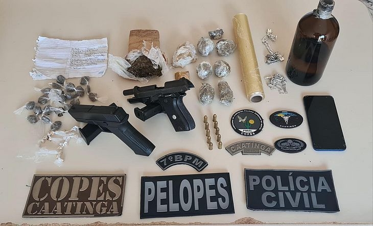 Polícia Militar de Alagoas apreende 146 armas e 74,7 kg de drogas no mês de novembro