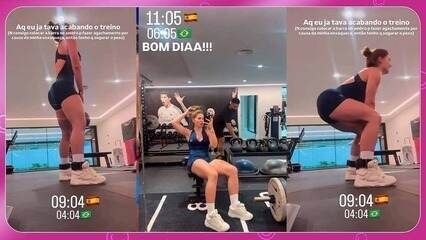 Virginia Treina na Academia de Vini Jr. em Madrid