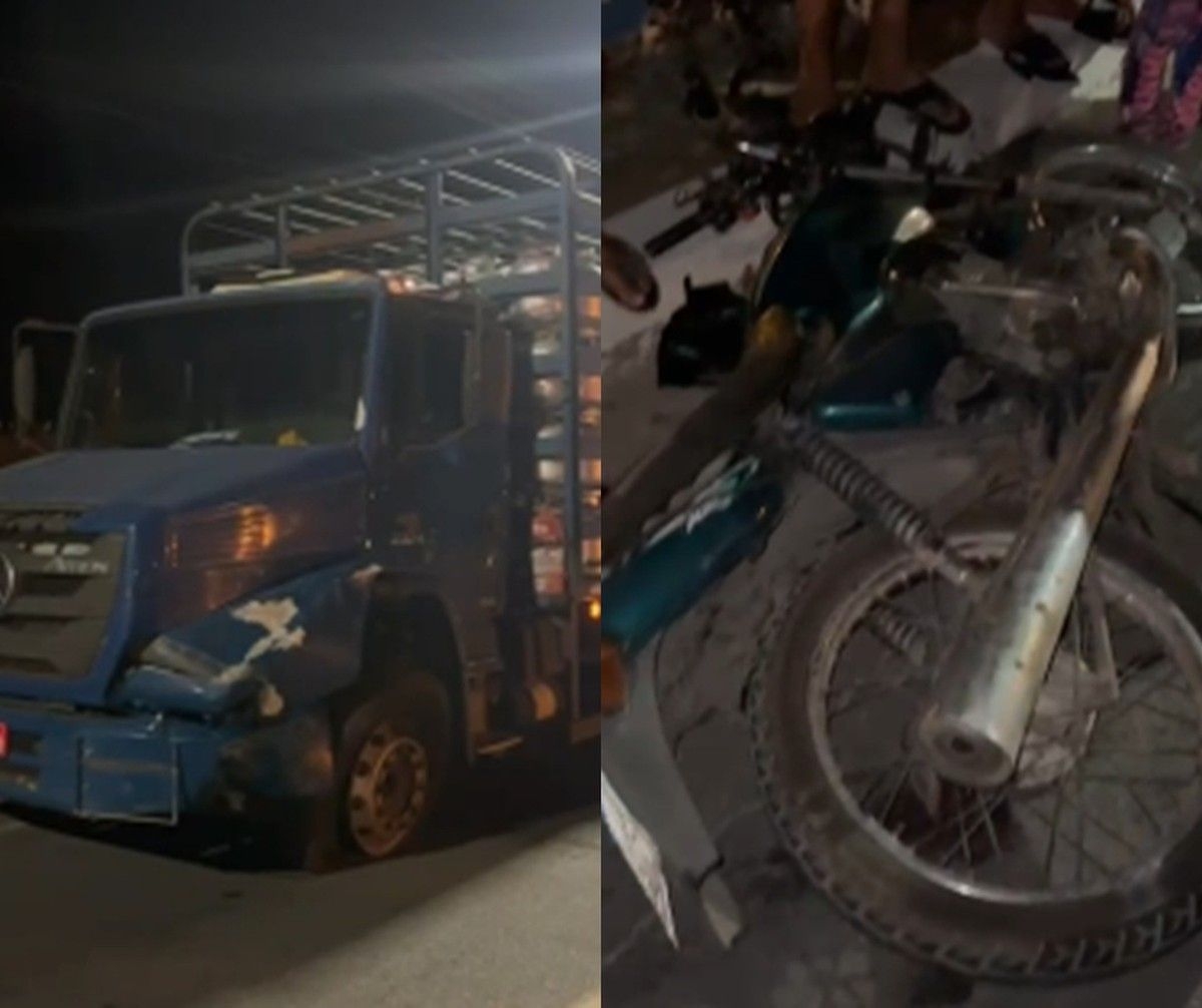 Acidente entre moto e caminhão resulta em morte em AL