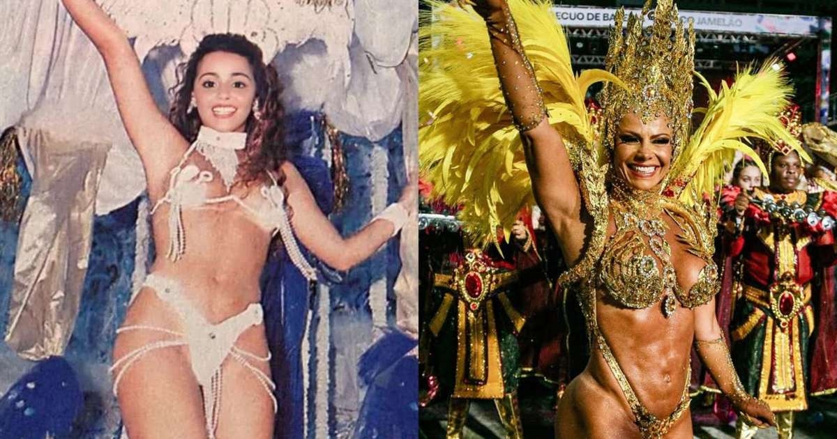 Viviane Araújo comemora 30 anos de carnaval com registros