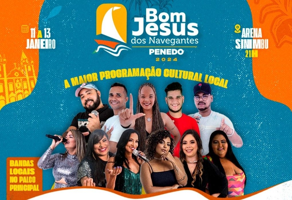 Festa do Bom Jesus de Penedo celebra sua 140ª edição com recorde de artistas locais
