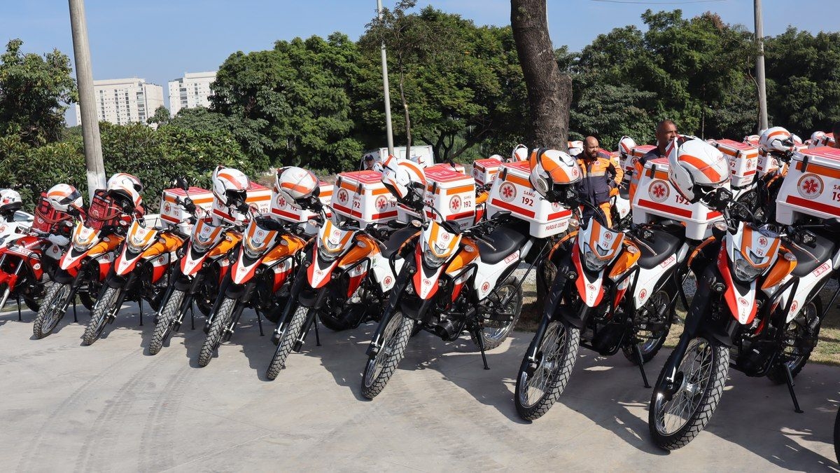 São Paulo inaugura heliponto e entrega motolâncias ao SAMU