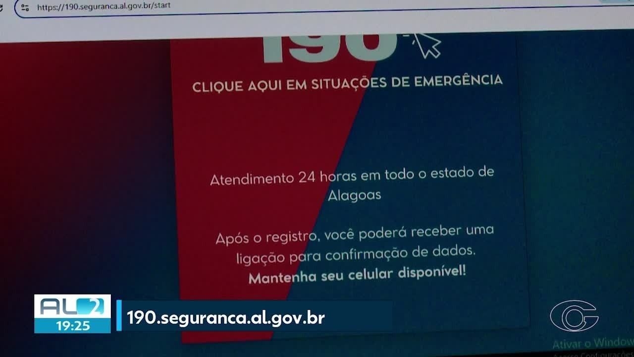 Como utilizar o site 190 da SSP-AL para denúncias